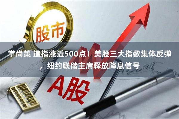 掌尚策 道指涨近500点！美股三大指数集体反弹，纽约联储主席释放降息信号