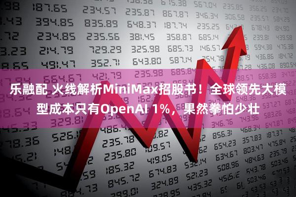 乐融配 火线解析MiniMax招股书！全球领先大模型成本只有OpenAI 1%，果然拳怕少壮